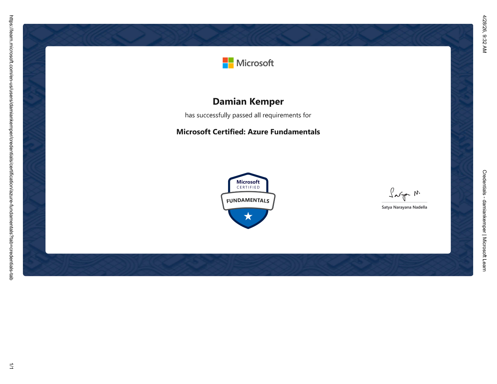 Microsoft Azure Certification